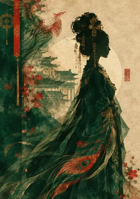 朱砂泪·凤归朝 短剧封面，古装宫斗题材，共 88 集